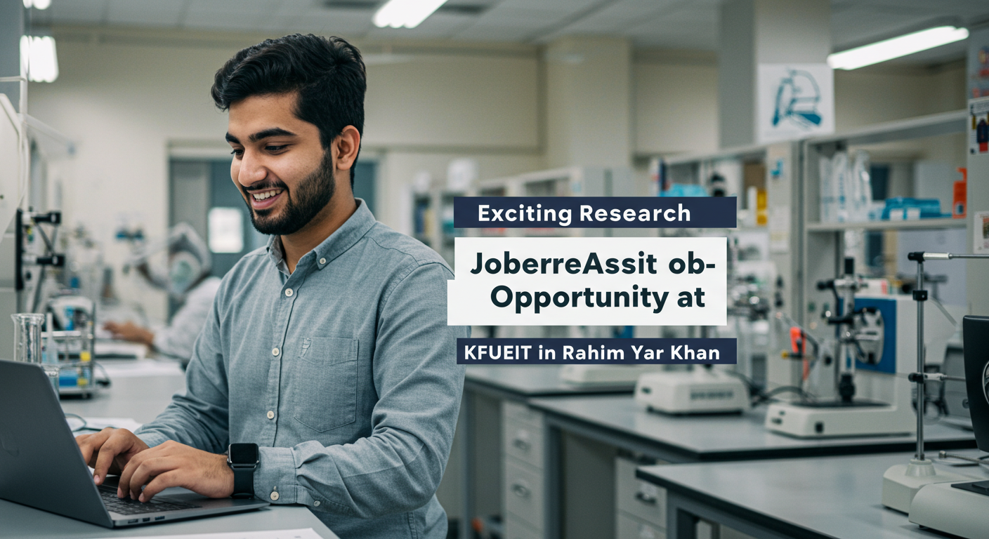 Exciting Research Assistant Job Opportunity at KFUEIT in Rahim Yar Khan