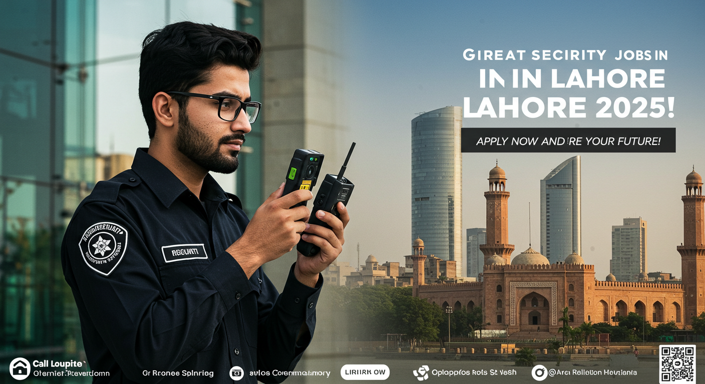 Great Security Jobs in Lahore (2025)