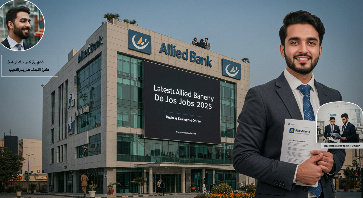Latest Allied Bank Jobs 2025 as a Business Development Officer in Pakistan