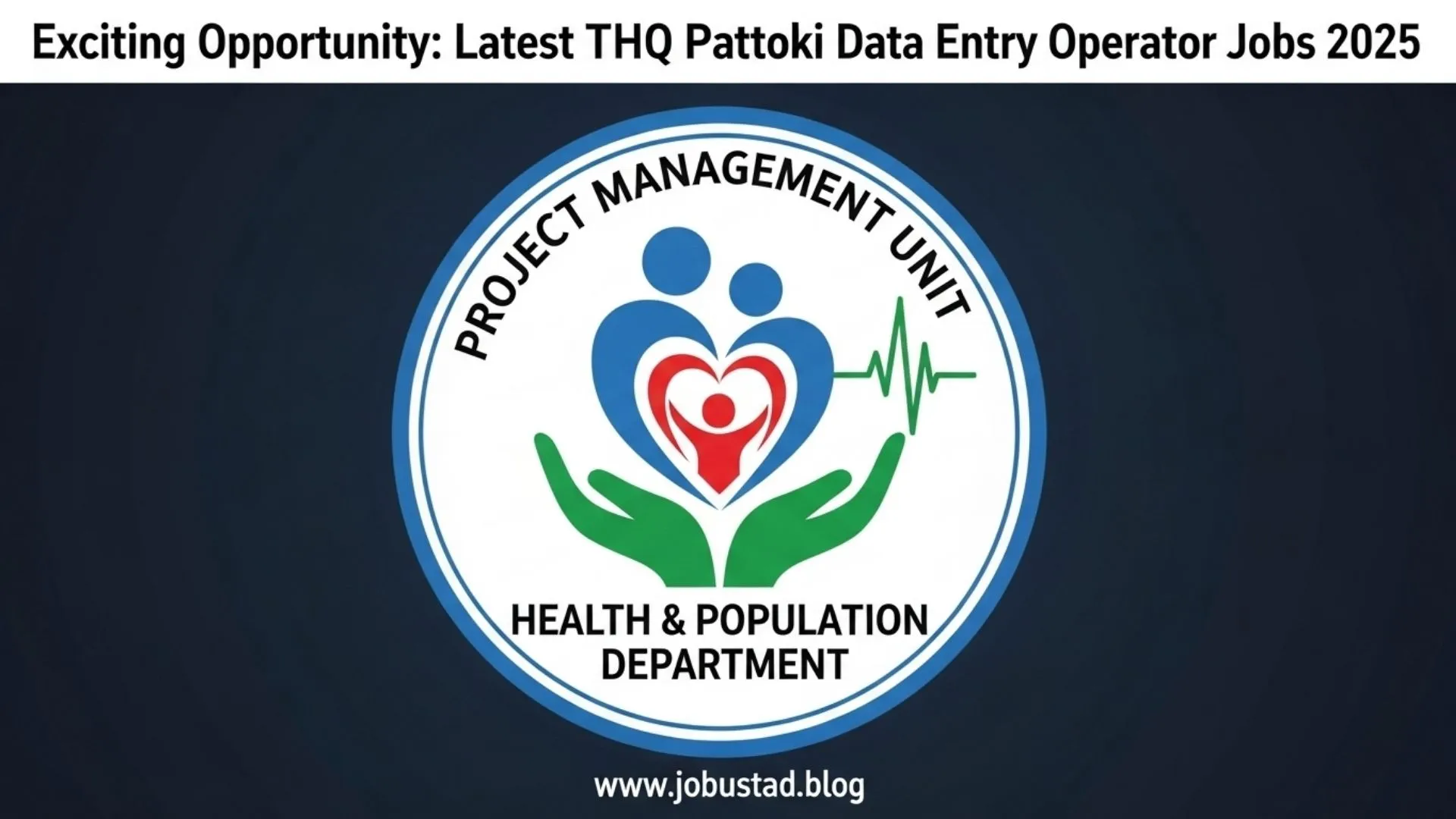 Latest THQ Pattoki Data Entry Jobs 2025