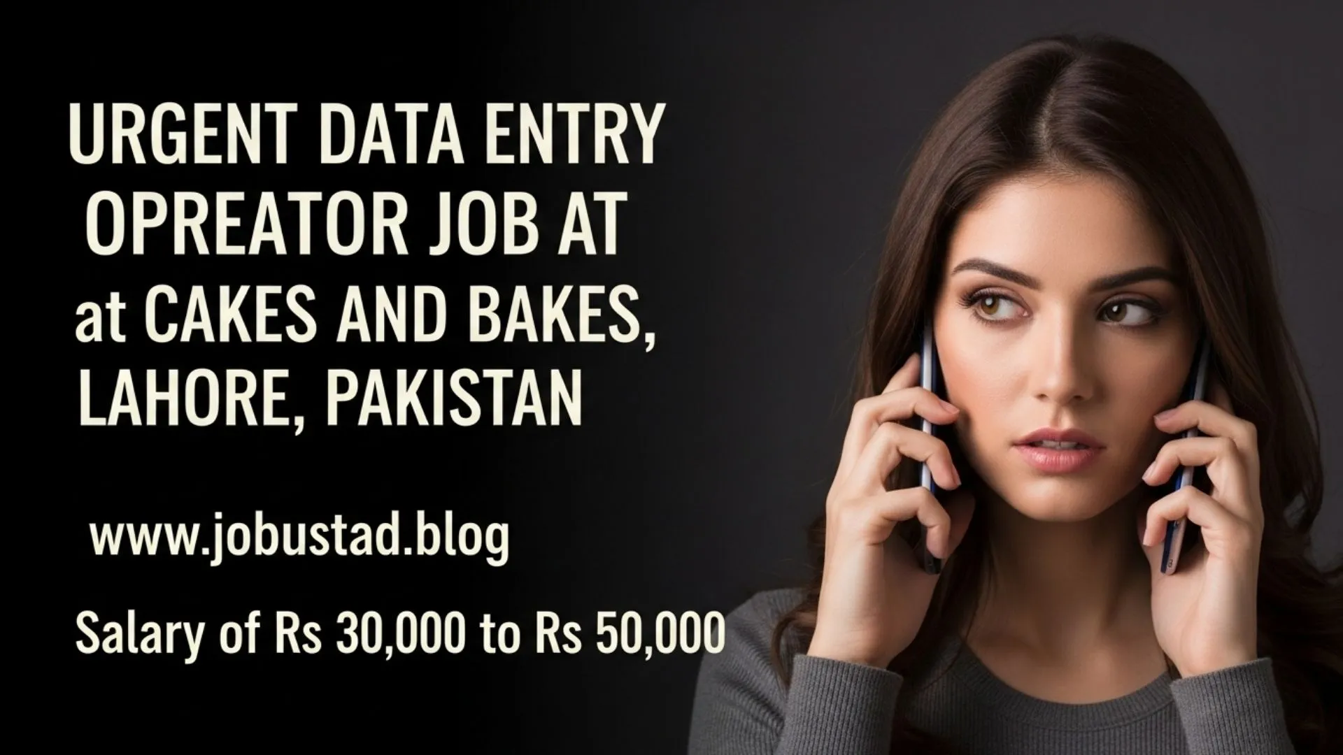 Urgent Data Entry Job at Cakes and Bakes, Lahore